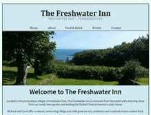 Tablet Screenshot of freshwaterinn.co.uk
